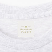 Monogramme Gold Grey | Vêtements minimalistes élég