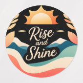 Étiquettes Montée et éclat : L'éveil de la nature (Design 2)