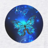 Étiquettes Morpho Butterfly in the Dark Background (Design 2)