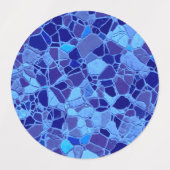 Étiquettes mosaïque brisée C (Design 2)