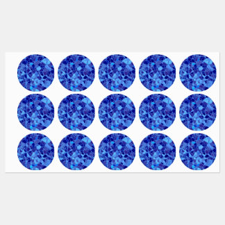 Étiquettes mosaïque brisée C