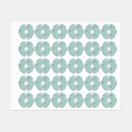 Étiquettes Motif (Feuille)