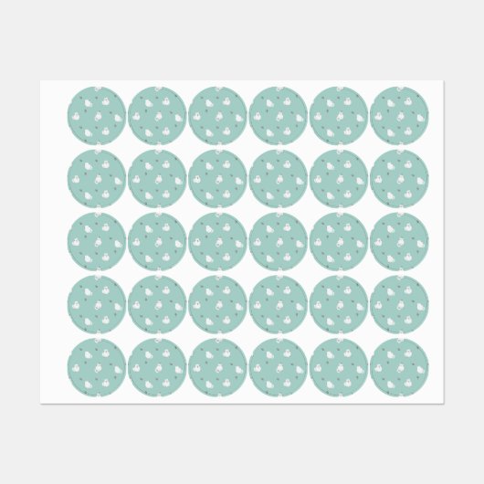 Étiquettes Motif (Feuille)