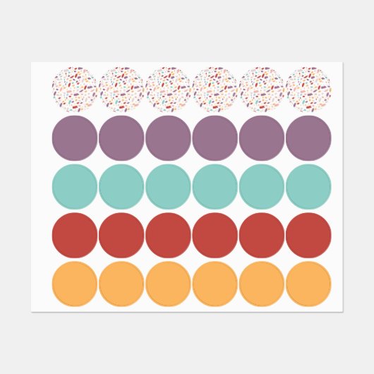 Étiquettes motif (Feuille)