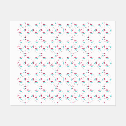 Étiquettes Motif (Feuille)