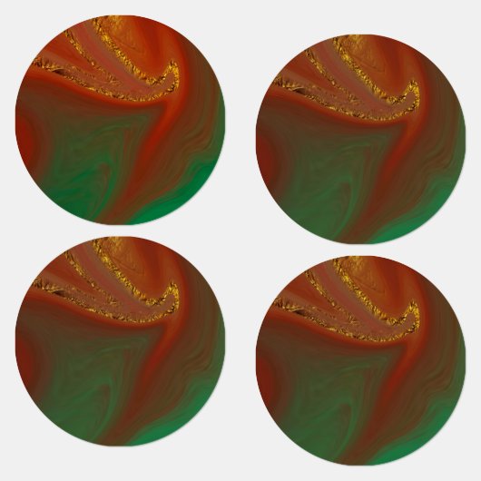 Étiquettes motif abstrait (Groupe)