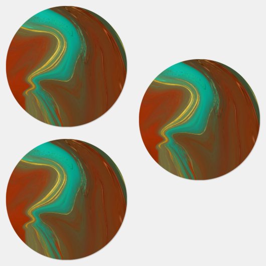 Étiquettes motif abstrait, (Groupe)