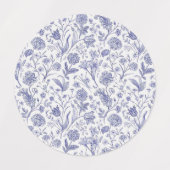 Étiquettes Motif de fleurs (Design 2)