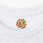 Étiquettes Motif de fraises (Apposé)