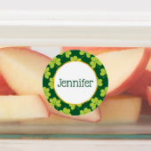 Étiquettes Motif de trèfle vert (Apposé)