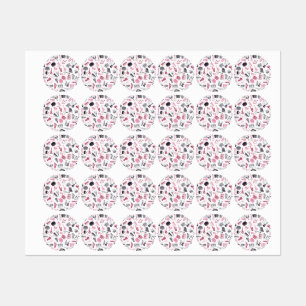 Étiquettes Motif d'instrument de musique