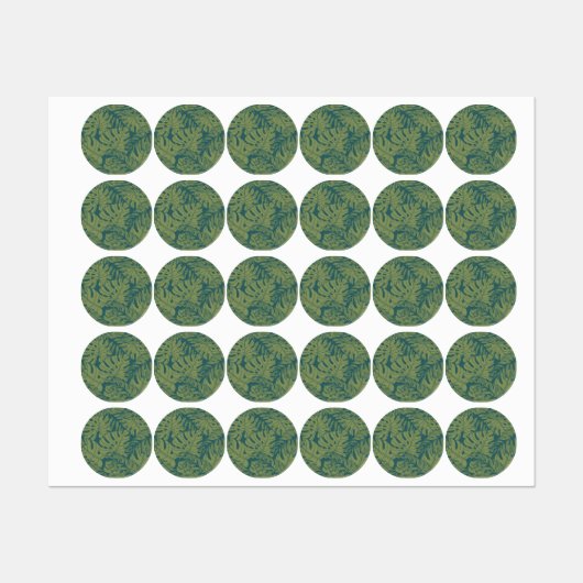 Étiquettes motif feuille (Feuille)