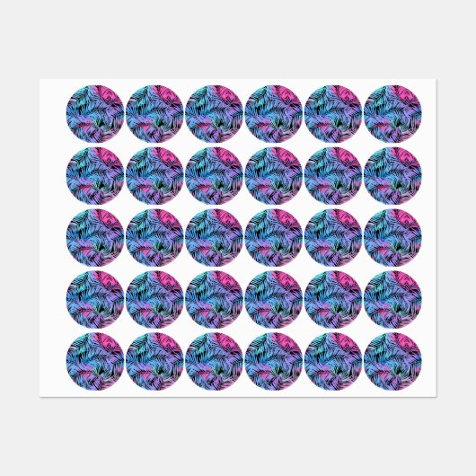 Étiquettes motif feuille (Feuille)