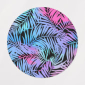 Étiquettes motif feuille (Design 2)