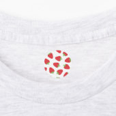 Étiquettes Motif fraise (Apposé)