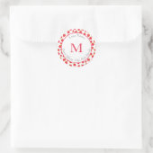 Étiquettes 'Motif Fraise Aquarelle' (Sac)