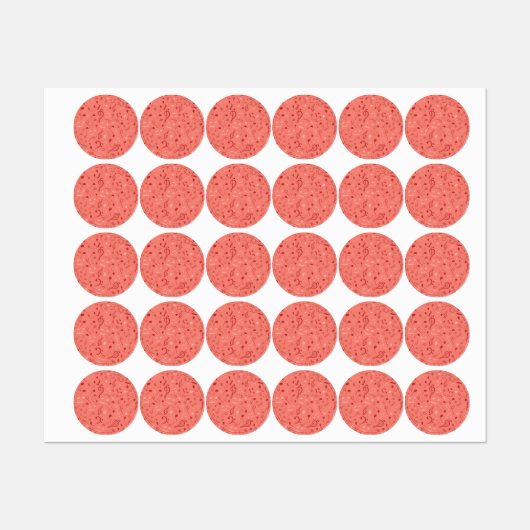 Étiquettes Motif musical (Feuille)