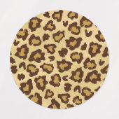 Étiquettes motif poster de animal (Design 2)