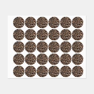 Étiquettes motif poster de animal