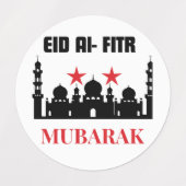 Étiquettes Moubarak Ho Eid (Design 2)