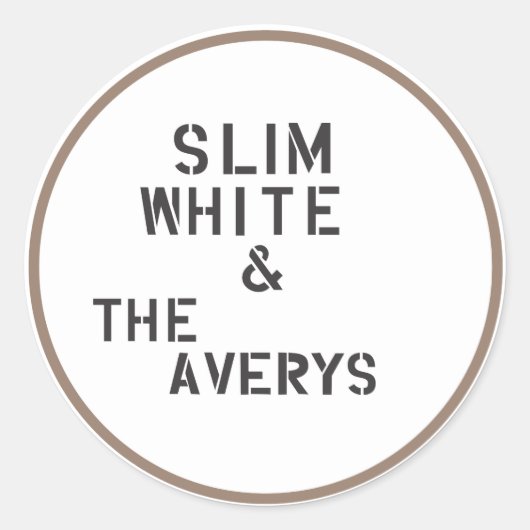 Étiquettes moyennes (feuille de 6) (Devant)