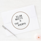 Étiquettes moyennes (feuille de 6) (Enveloppe)