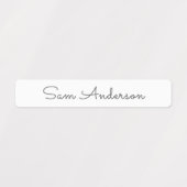 Étiquettes Name Labels for kids Back to School Cursive Script (Design 2)