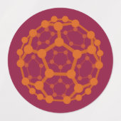 Étiquettes Nanoscience Fullerène (Design 1)