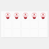 Étiquettes Ne pas ouvrir avant l'autocollant de Noël (Feuille)