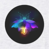 Étiquettes Neon Firefly sur noir (Design 1)