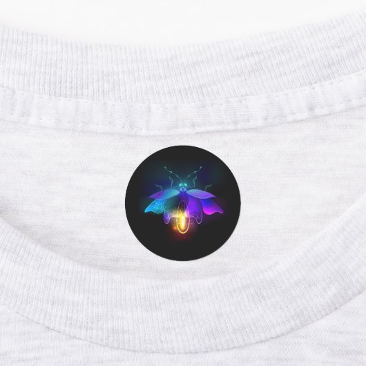 Étiquettes Neon Firefly sur noir (Apposé)