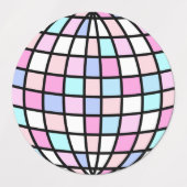 Étiquettes Neon Super Disco Ball (Design 2)