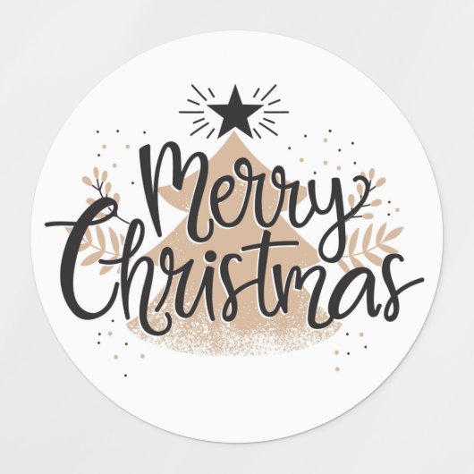 Étiquettes Noël (Design 1)