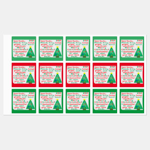 Étiquettes Noël 2020 en mémoire