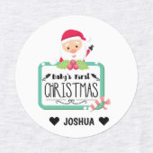 Étiquettes Noël des bébés (Design 2)
