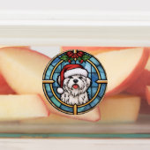 Étiquettes Noël en verre feuilleté maltais (Apposé)