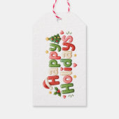 Étiquettes Noël kawaii (Dos)