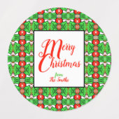 Étiquettes Noël saint (Design 1)