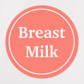 Étiquettes Noix de lait du sein sans nourriture artisanal pro (Design 1)