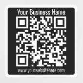 Étiquettes Nom commercial ou autres informations & Code QR pe (Design 1)