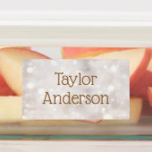 Étiquettes Nom de l'adhésif imperméable à l'éthérée légère (Apposé)