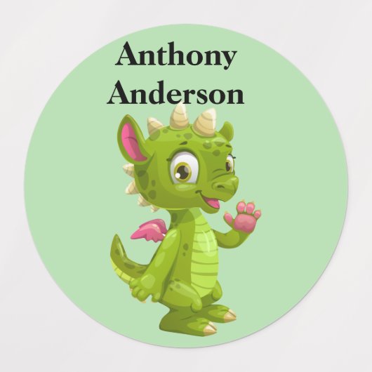 Étiquettes Nom de l'enfant (Design 1)