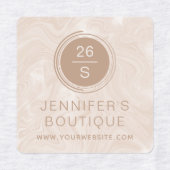 Étiquettes Nom de l'entreprise Taille des vêtements Balises M (Design 1)