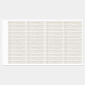 Étiquettes Nom de l'entreprise Taille des vêtements Balises M (Feuille)