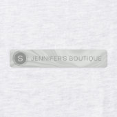 Étiquettes Nom de l'entreprise Taille des vêtements Balises M (Design 1)