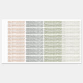 Étiquettes Nom de l'entreprise Taille des vêtements Balises M (Feuille)