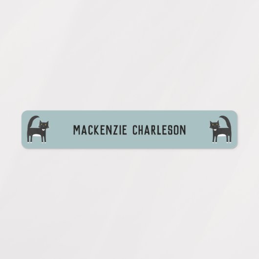 Étiquettes Nom du chat (Design 1)