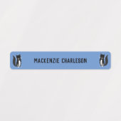 Étiquettes Nom du chat (Design 2)