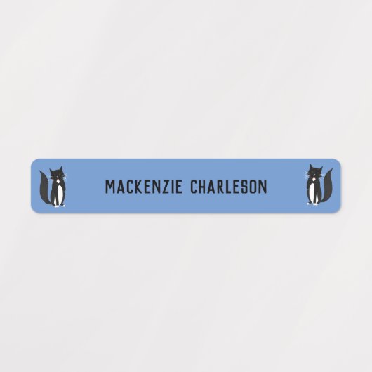Étiquettes Nom du chat (Design 2)