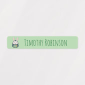 Étiquettes Nom du chat et du lapin (Design 1)